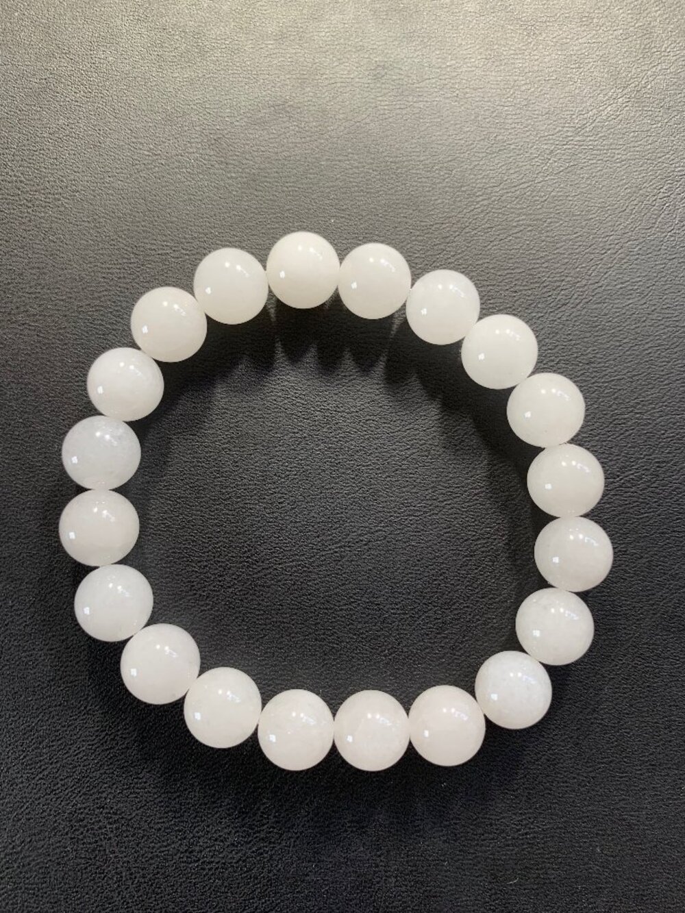 Handmade Milky Quartz Stretch Bracelet